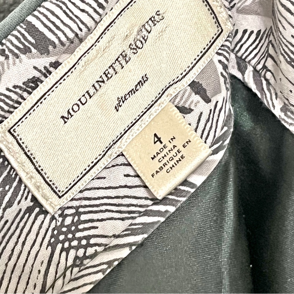 Anthropologie Moulinette Soeurs Olive Green Tweed Textured Pencil Skirt … - Picture 5 of 9